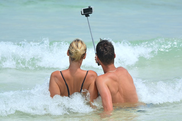 selfie tyč